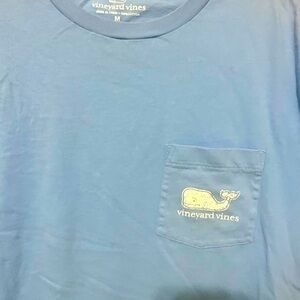 Vineyard Vines Classic Blue Pocket Tee - Medium